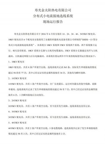 山东寿光金太阳热电有限公司